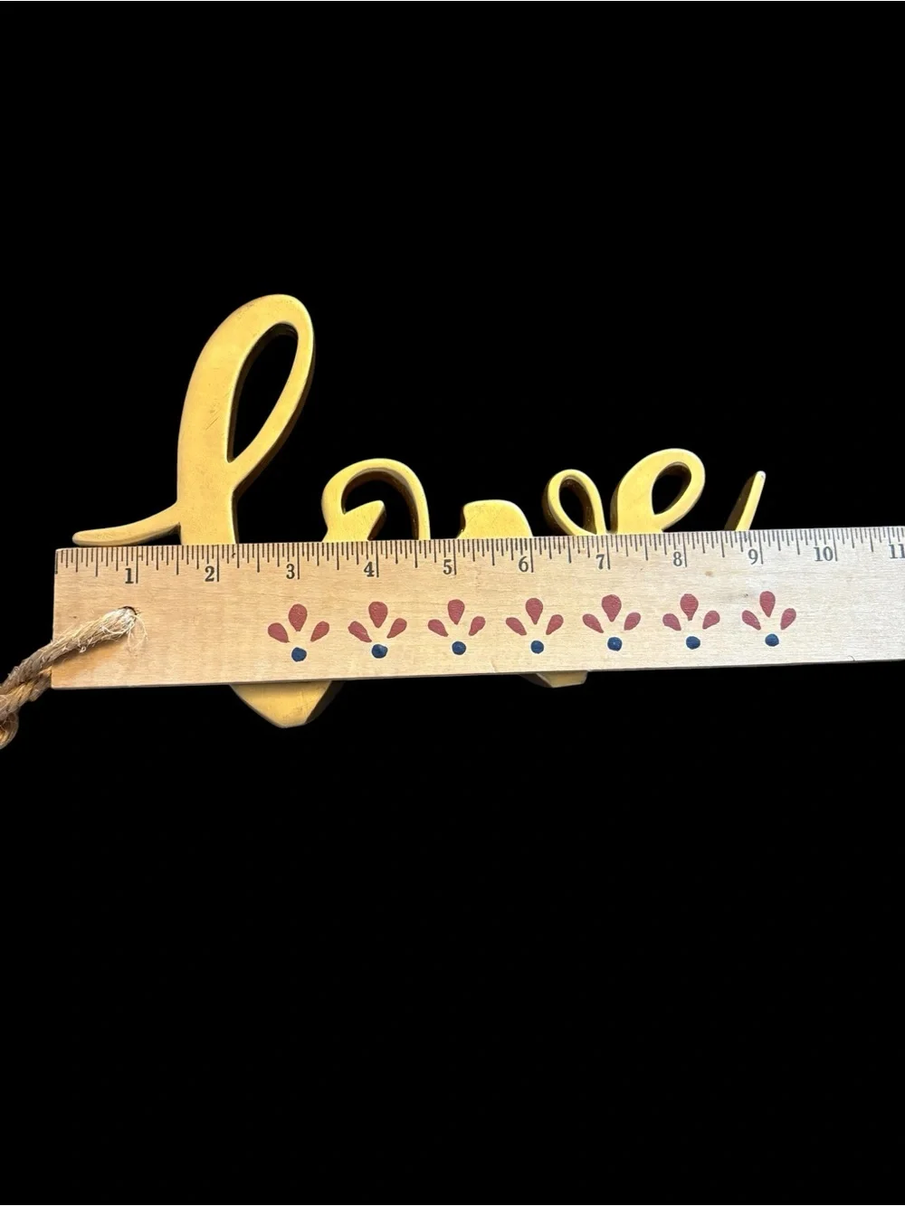 Love Script Decor - Gold Finish